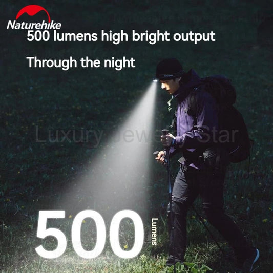 Naturehike STAR ISLAND Max Headlight Portable Ultralight Headlamp Waterproof SOS Emergency - image 2