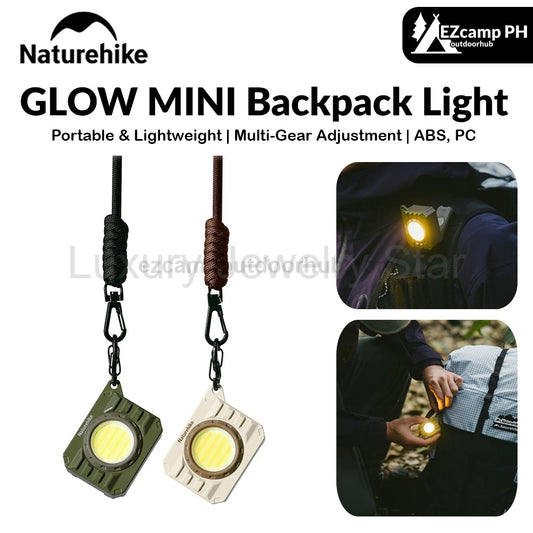 Naturehike GLOW MINI Backpack Light Portable Flashlight Hanging Light Waterproof Rechargeable