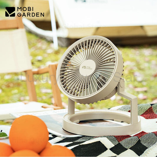MOBI GARDEN Multifunctional Portable Fan Camping Electric Fan 15-60H Outdoor Travel Picnic - image 2