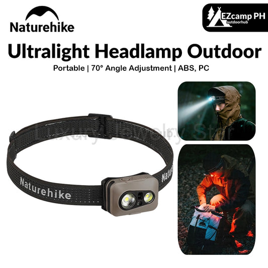 Naturehike Ultralight Headlamp Outdoor Portable Multipurpose LED Light SOS Hiking Travel Camping 72g