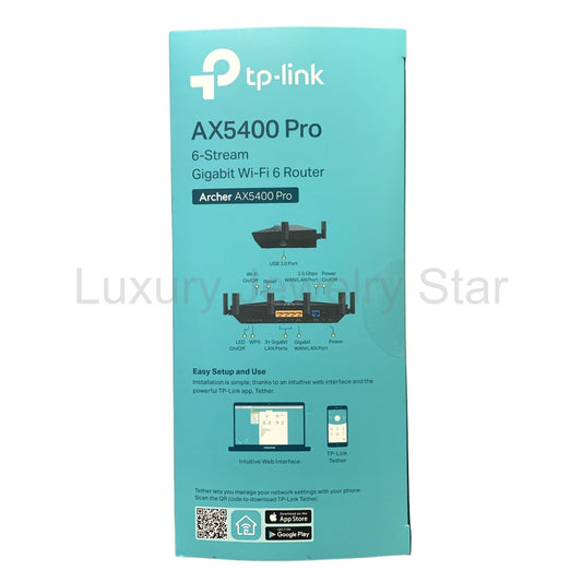 TP-Link Archer AX5400 Pro 6-Stream Gigabit Wi-Fi 6 Router, OneMesh - image 2