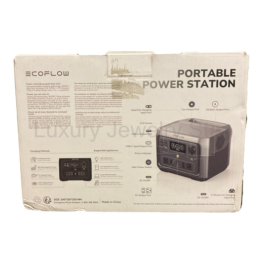 *Open Box* EcoFlow ZMR610-US RIVER 2 Max Portable Power Station - image 2