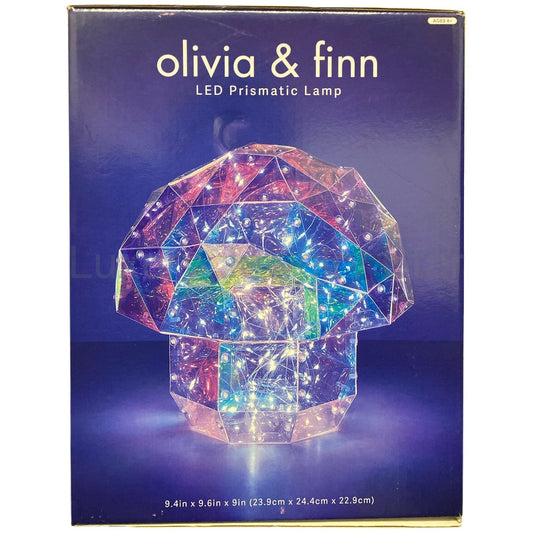 Olivia & Finn Kid's LED Prismatic Iridescent Glow Lamp - image 2