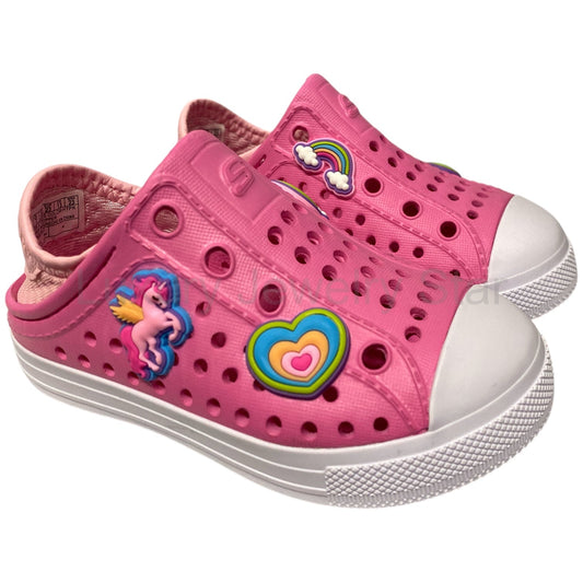 Skechers Toddler Girls Foamies Flexible Molded Slip-On Shoe