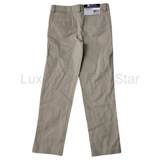 Nautica Girls Uniform Flat Front Pockets Stretch Pant - image 2