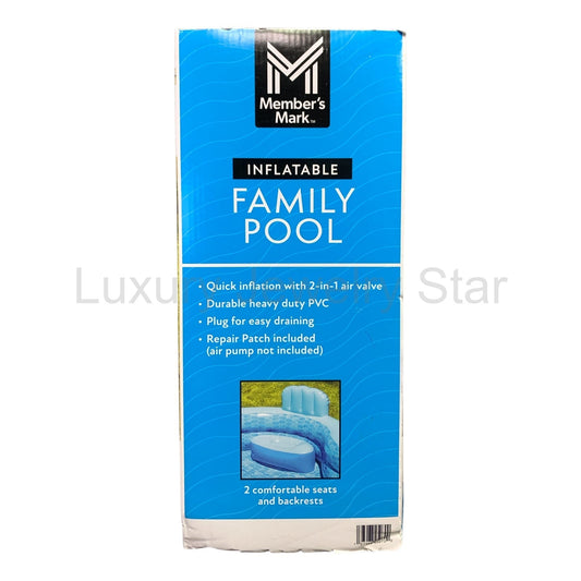 Member's Mark 2-Seater Inflatable Family Pool, 10-Feet Long, Quick-Inflate - image 2