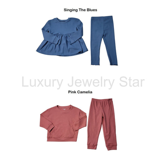 Member's Mark Girls 2-Piece Shirt Pants Playwear Set, F2433960