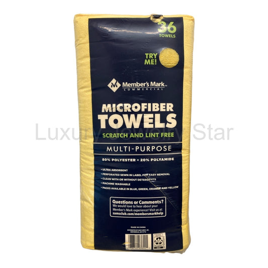 Member's Mark Multi-Purpose Lint & Scratch Free Microfiber Towels 36Pk - image 2