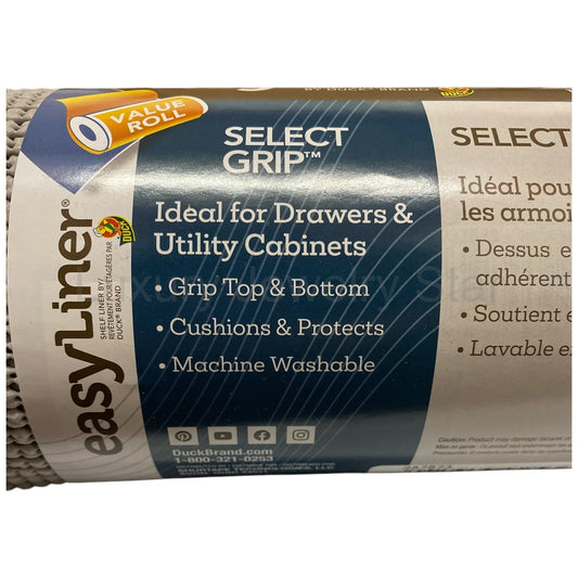 Duck Select Grip EasyLiner Brand Shelf Liner, 20 in. x 18 ft., Grey - image 2