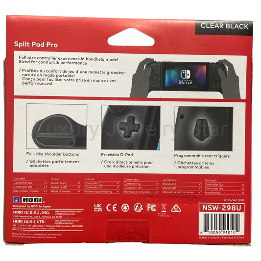 Nintendo Switch Split Pad Pro (Black) Ergonomic Controller for Handheld Mode - image 2