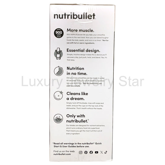 Nutribullet Pro 900-Watt Personal Blender System, 8pc Matte Black - image 2