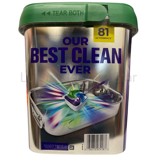 Cascade Platinum Dishwasher Detergent Scent Action Pacs, Fresh Scent, 81ct - image 2
