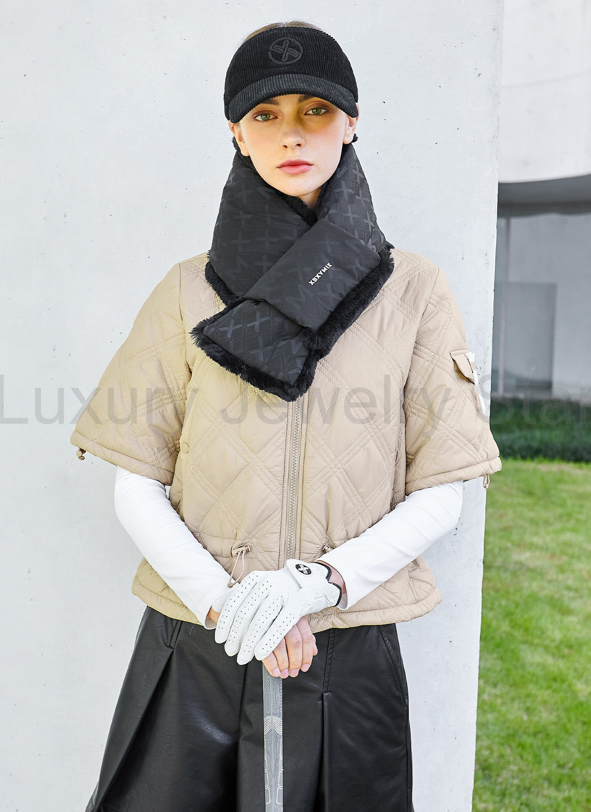Quilted String Short-Sleeve Jumper - image 15