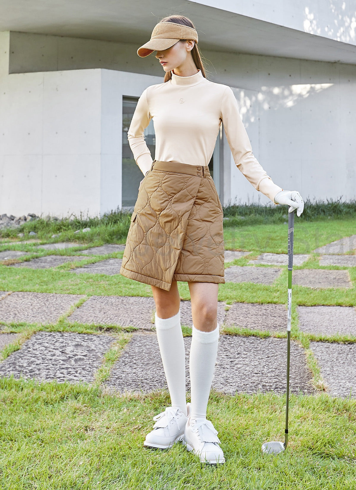 Quilted Cover-Up Wrap Skirt - image 10