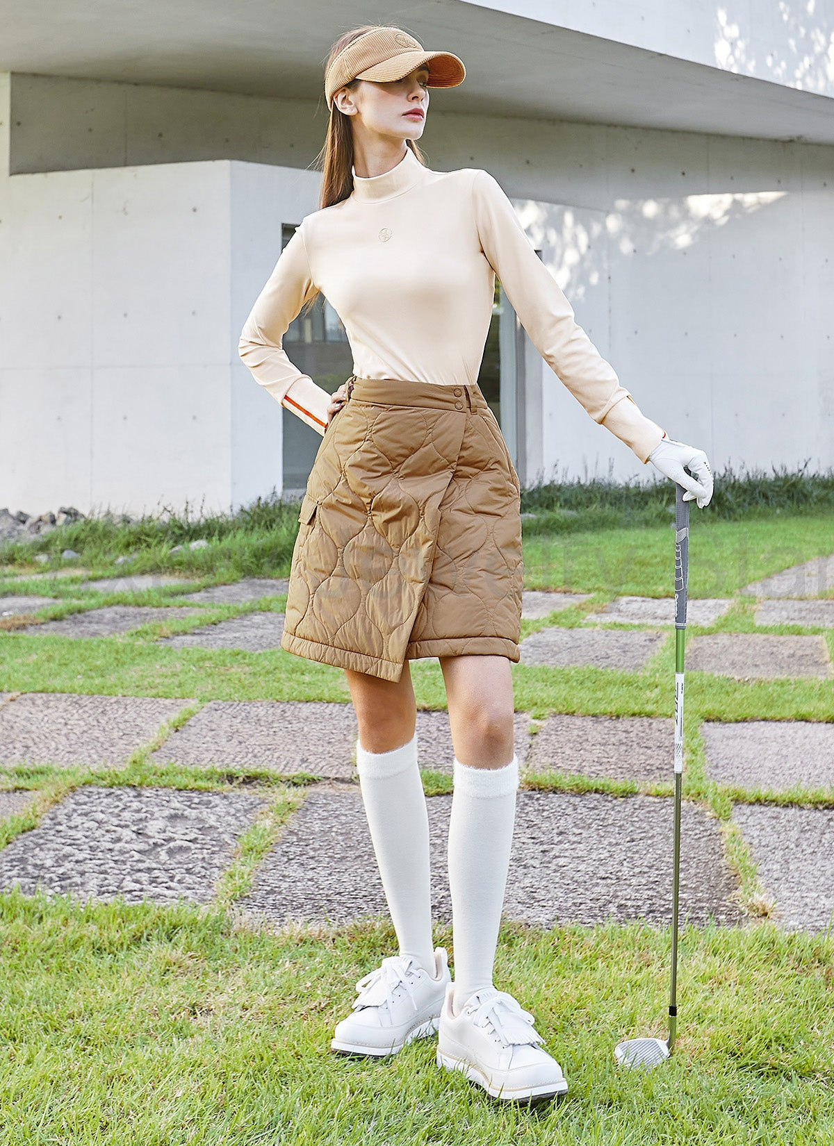 Quilted Cover-Up Wrap Skirt - image 11