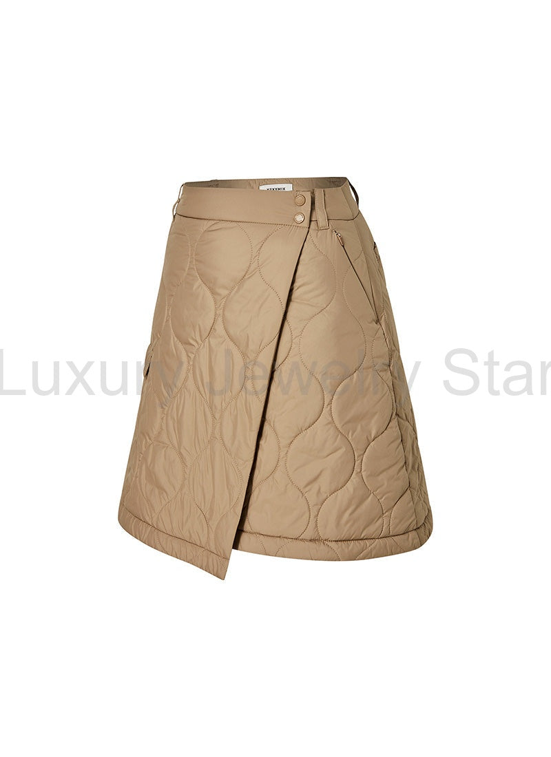 Quilted Cover-Up Wrap Skirt - image 16