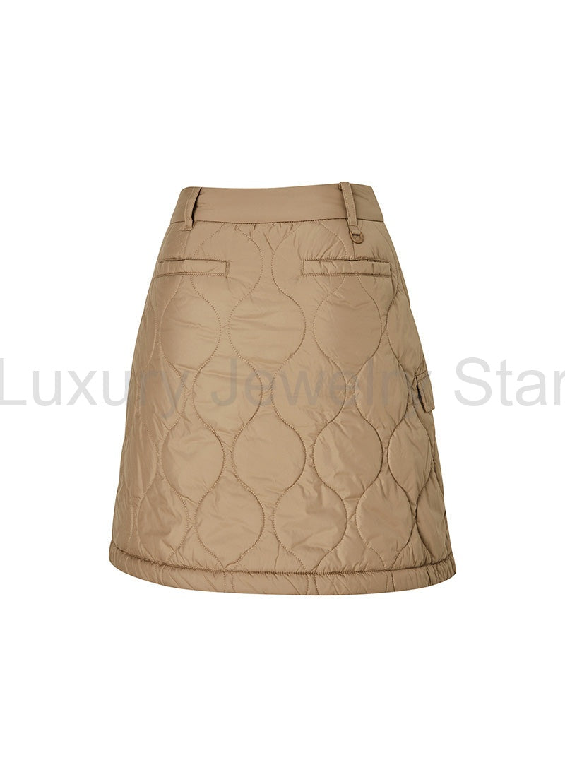 Quilted Cover-Up Wrap Skirt - image 18