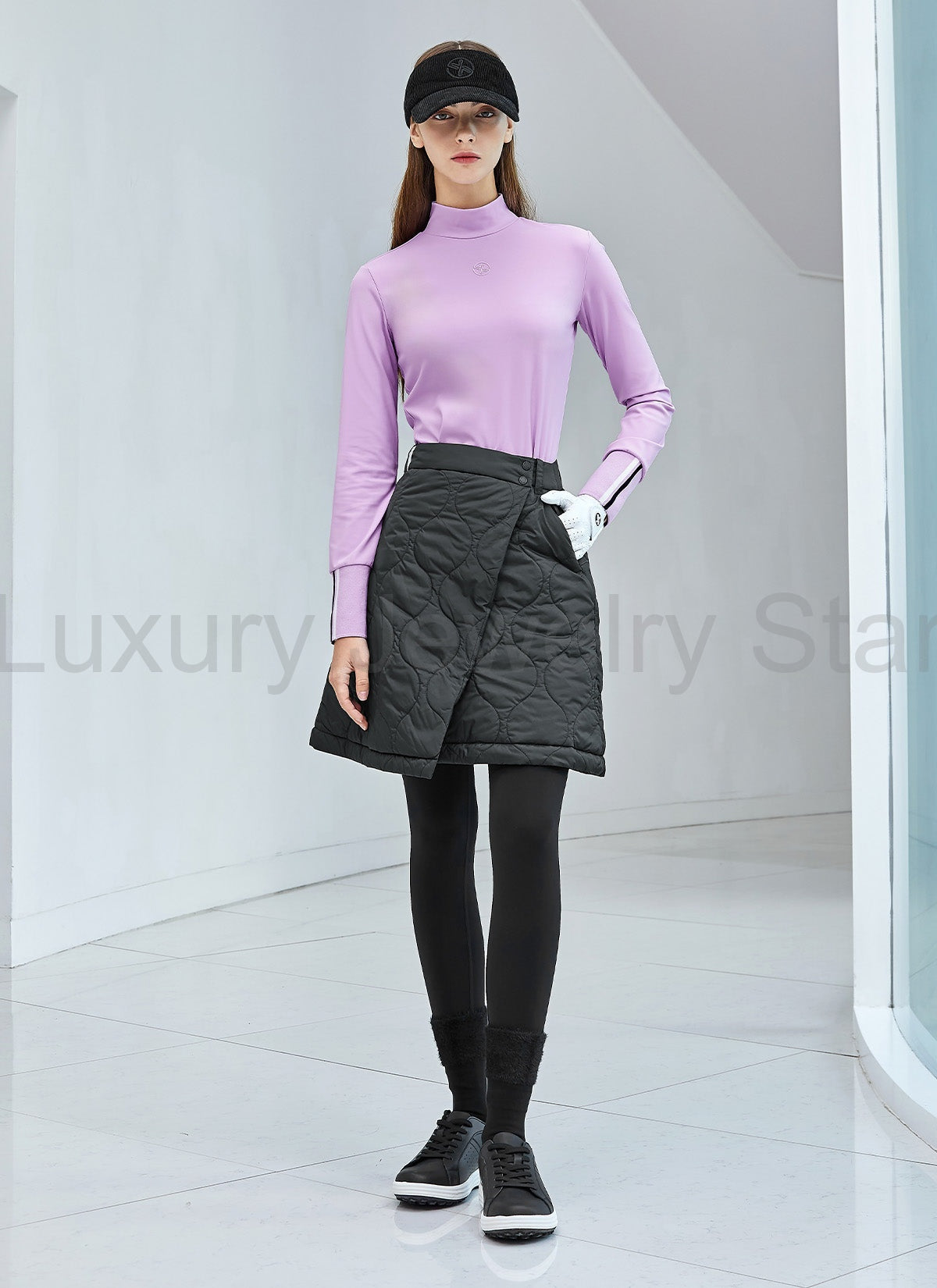 Quilted Cover-Up Wrap Skirt - image 21
