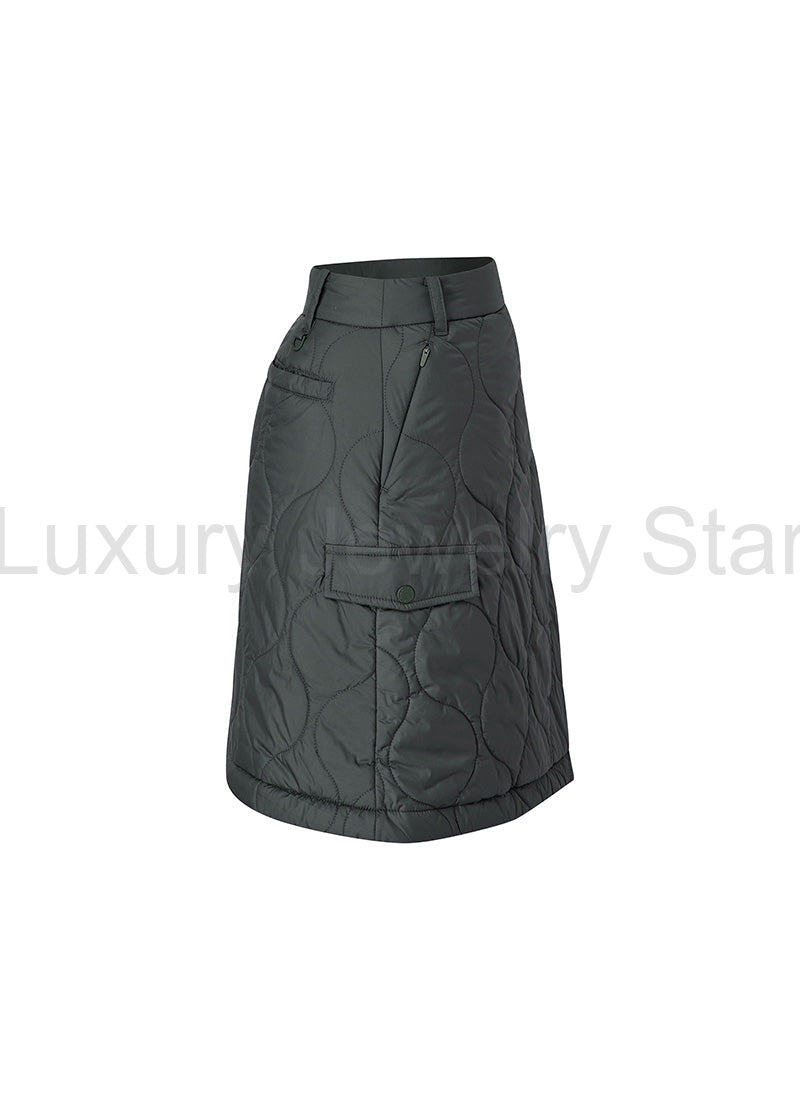 Quilted Cover-Up Wrap Skirt - image 26