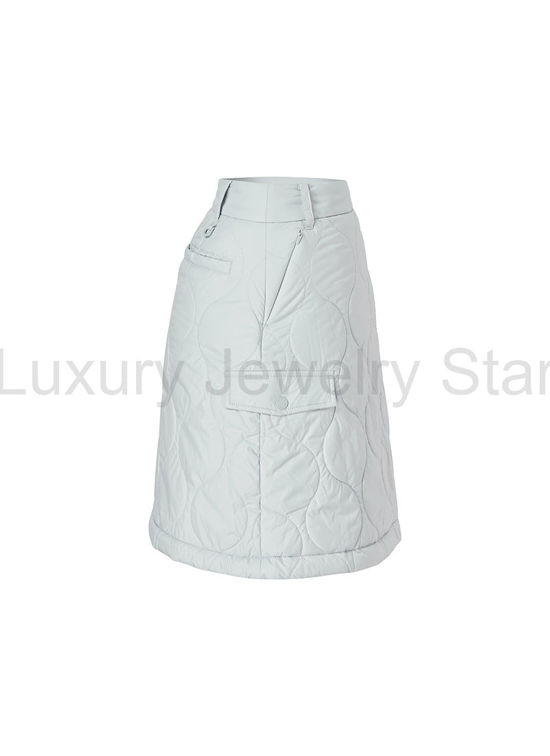 Quilted Cover-Up Wrap Skirt - image 8