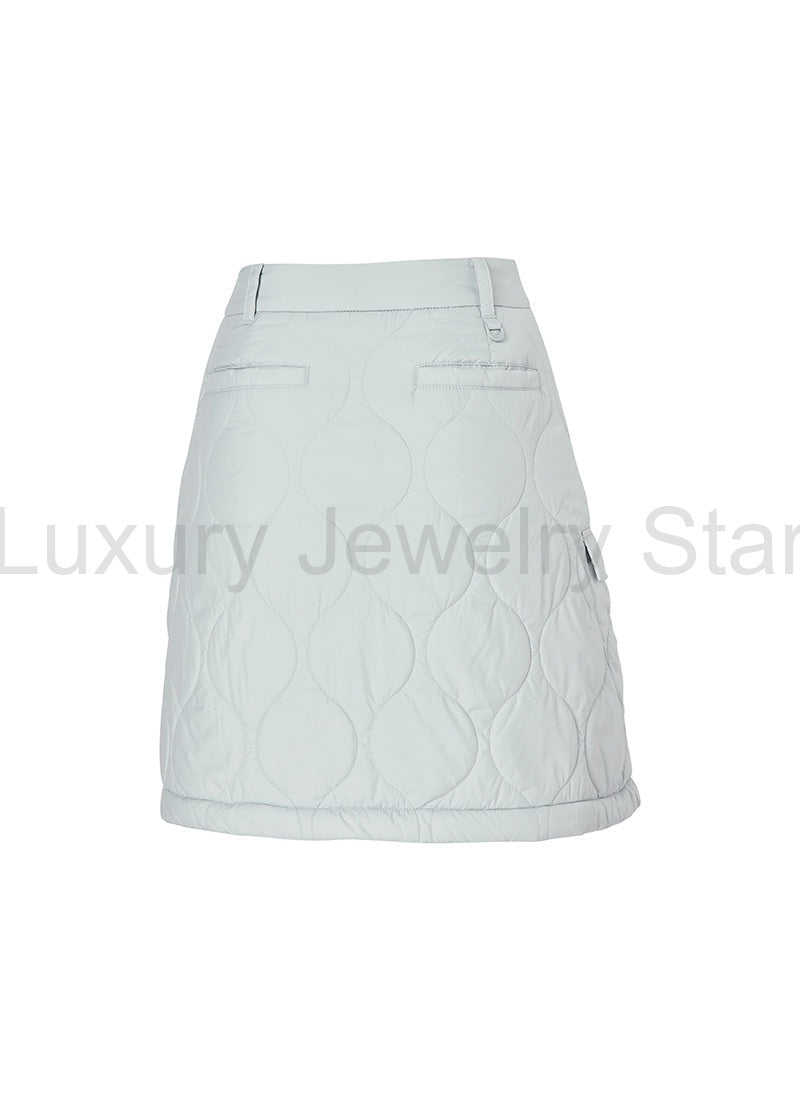 Quilted Cover-Up Wrap Skirt - image 9