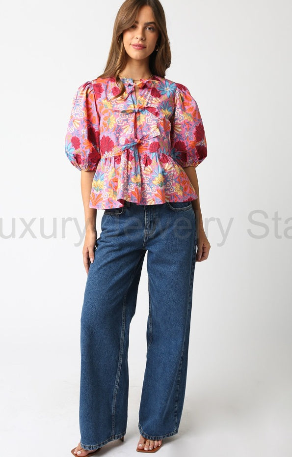 Reese Floral Shirt - image 3
