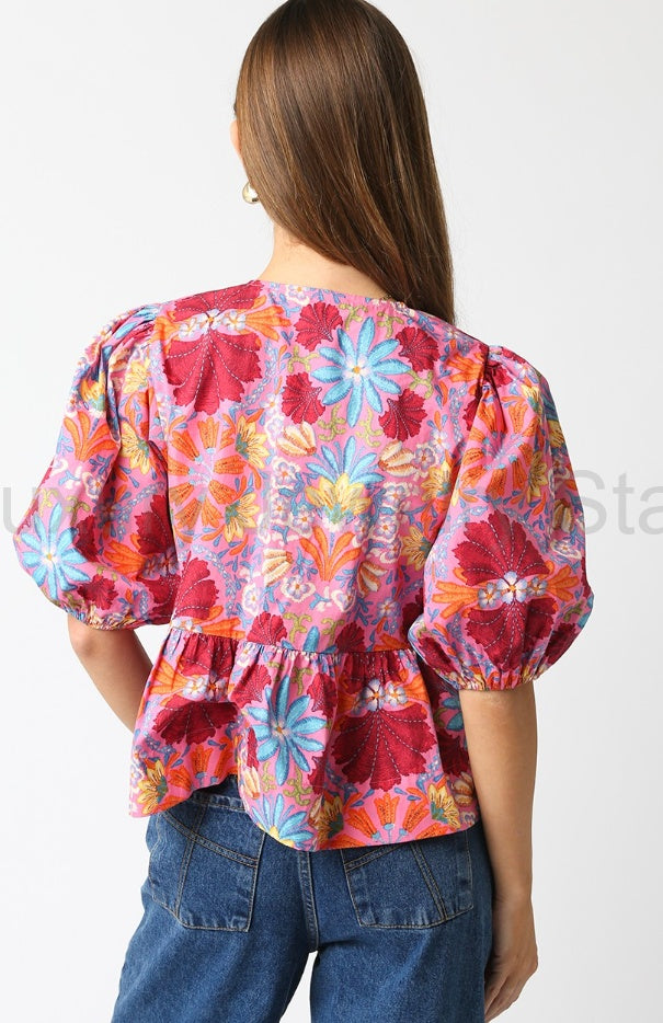 Reese Floral Shirt - image 4