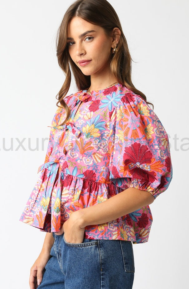 Reese Floral Shirt - image 5