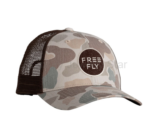Free Fly Camo Trucker Hat