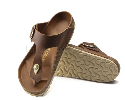 Birkenstock Gizeh Big Buckle Oiled Leather