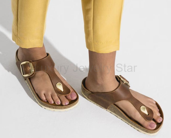 Birkenstock Gizeh Big Buckle Oiled Leather - image 3