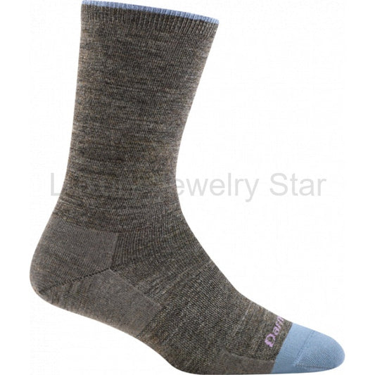 Women's Solid Basic Crew Light - image 2
