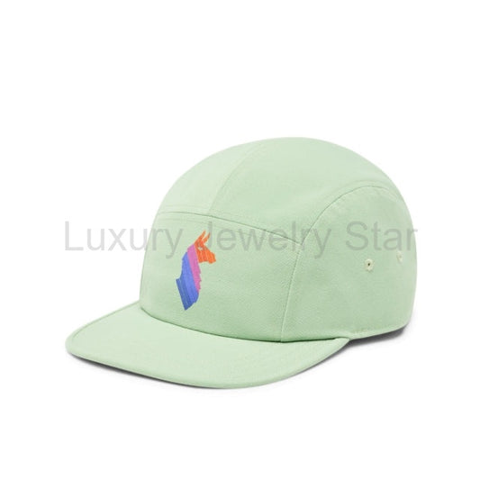 Llama Stripes 5 Panel Hat - image 2