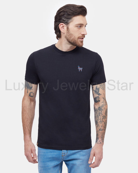 Men's Peru Embroidered Llama T-Shirt