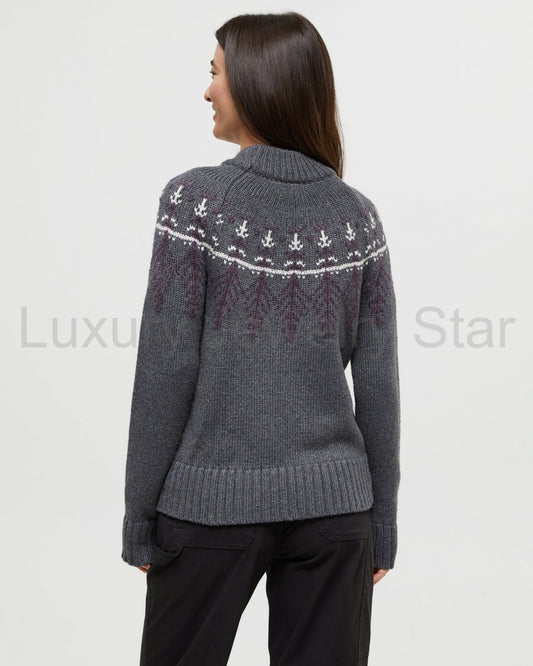 Women's Highline Wool Intarsia Sweater - image 2