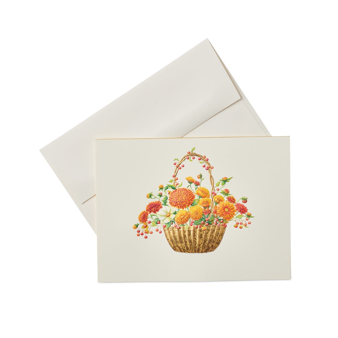 Fall Florals Note Cards, Set of 8