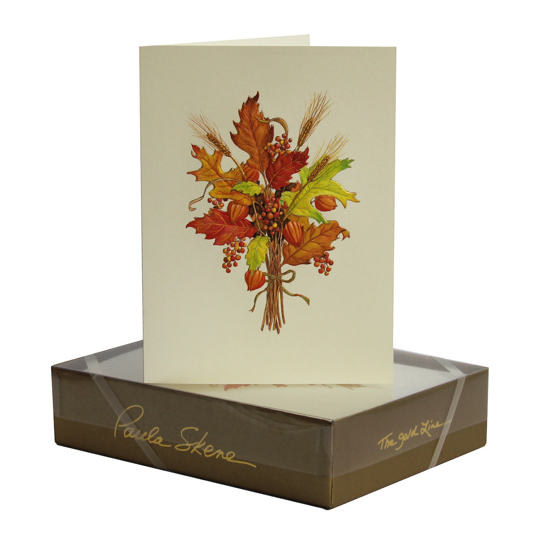 Harvest Bouquet Note Cards, Set of 8