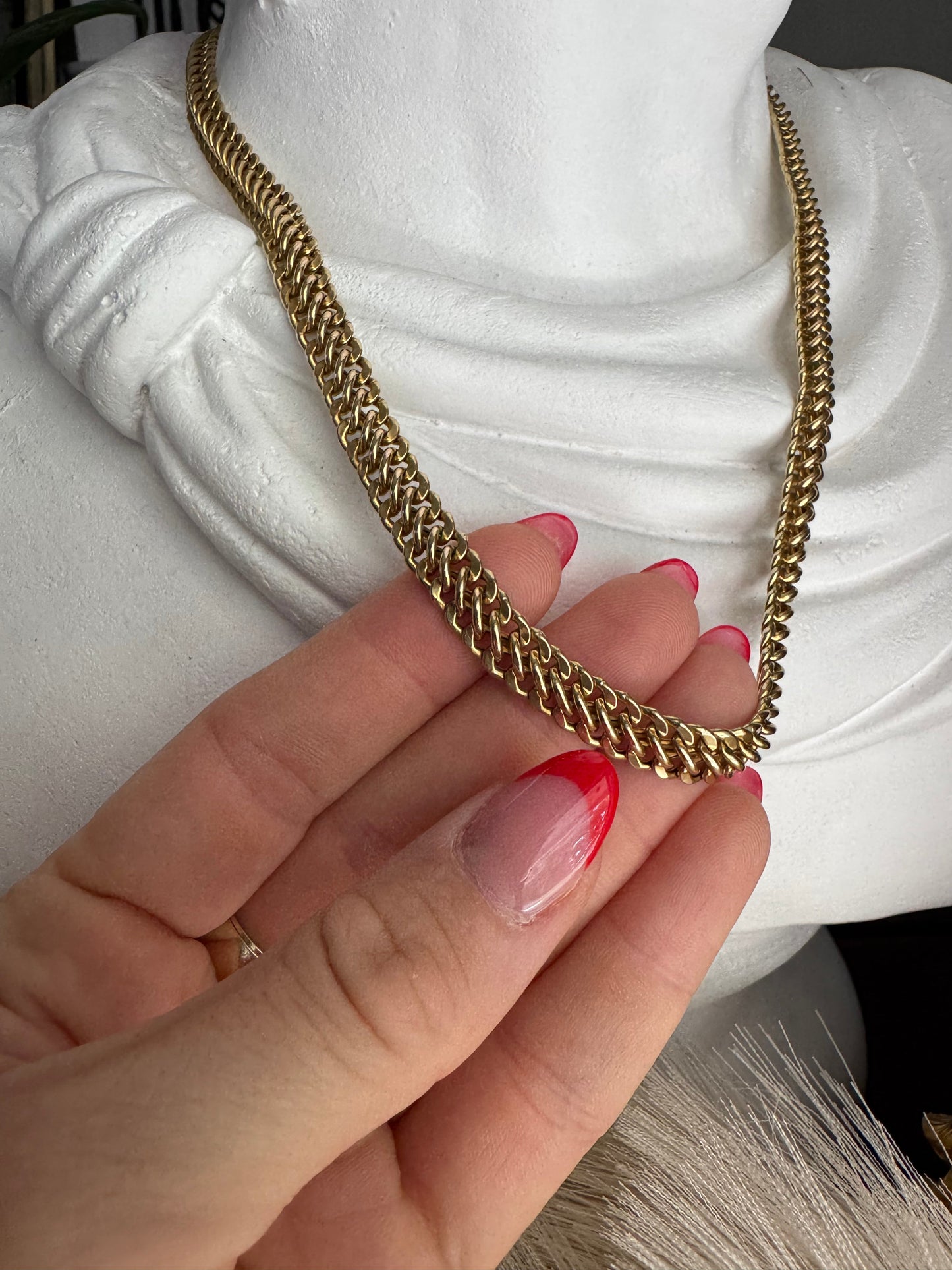 Vintage 14k Multi-Curb Chain