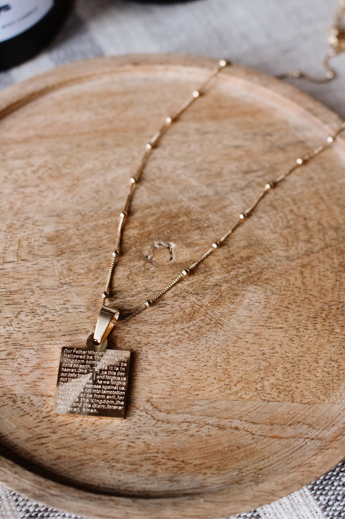 Weisinger Designs Lord's Prayer Necklace