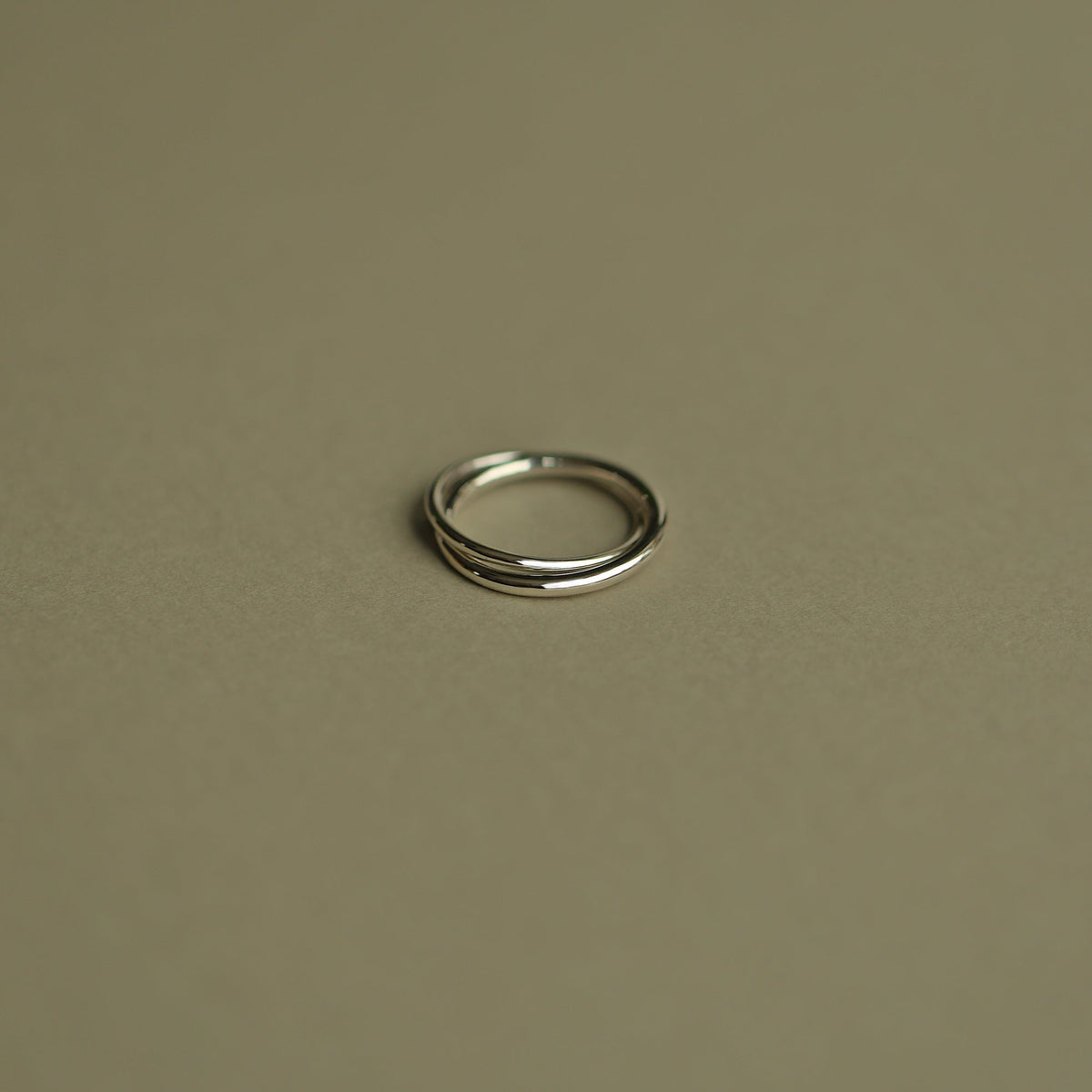 SILVER LOVERS RING
