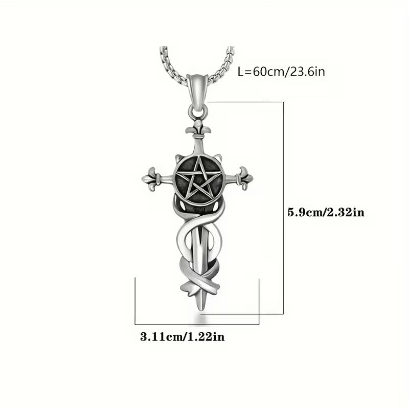 Pentagram Sword Stainless Steel