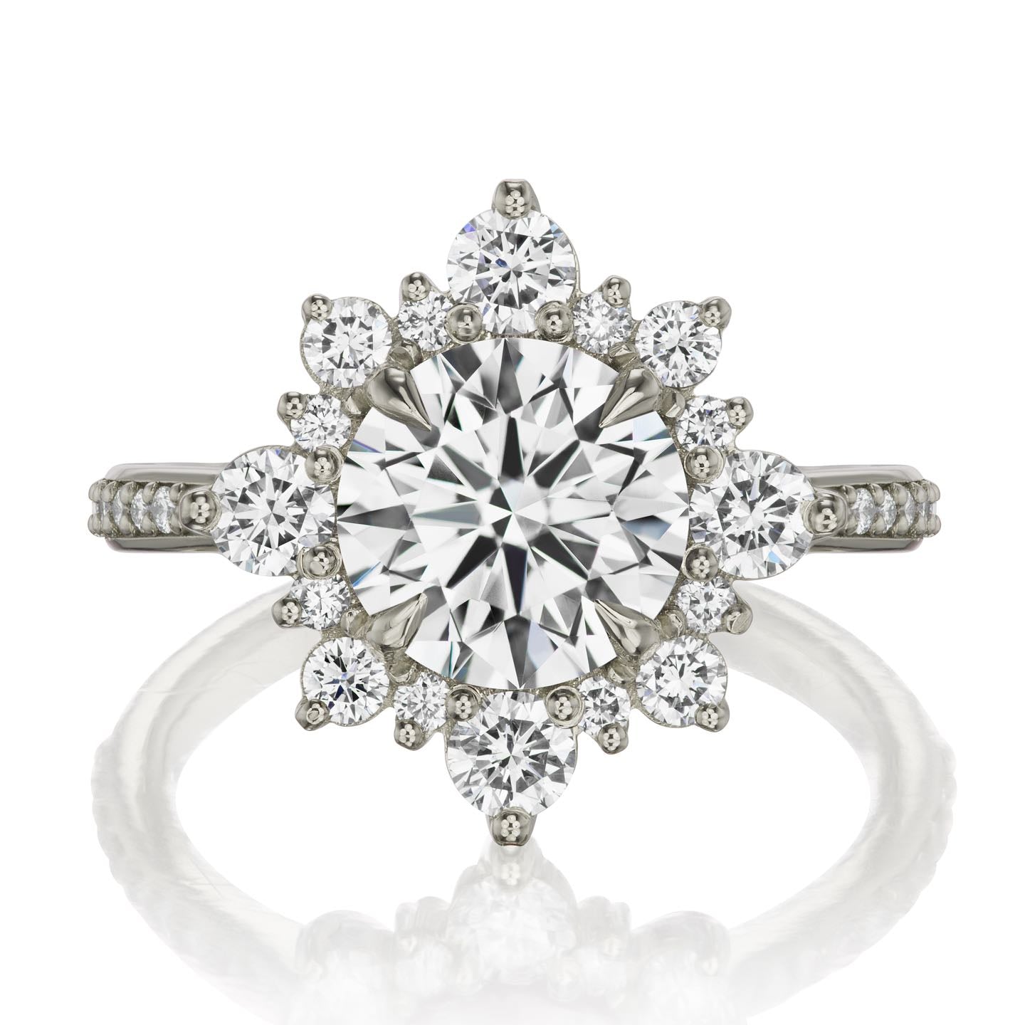 ・REYNA・Lab-Grown Diamond Center, Diamond Halo (2.52ctw+)