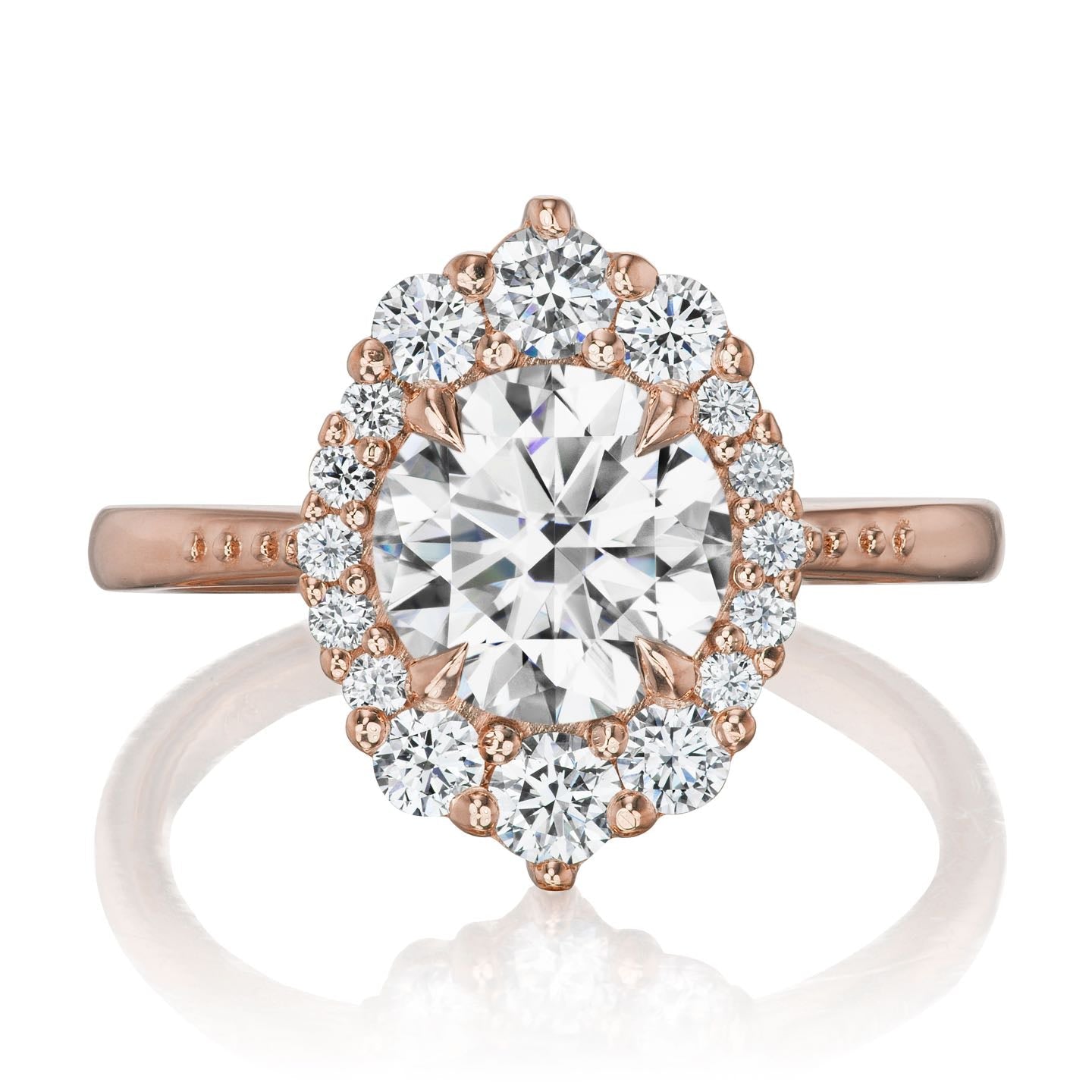・EMERSON・Moissanite Center, Diamond Halo (2.55ctw+)