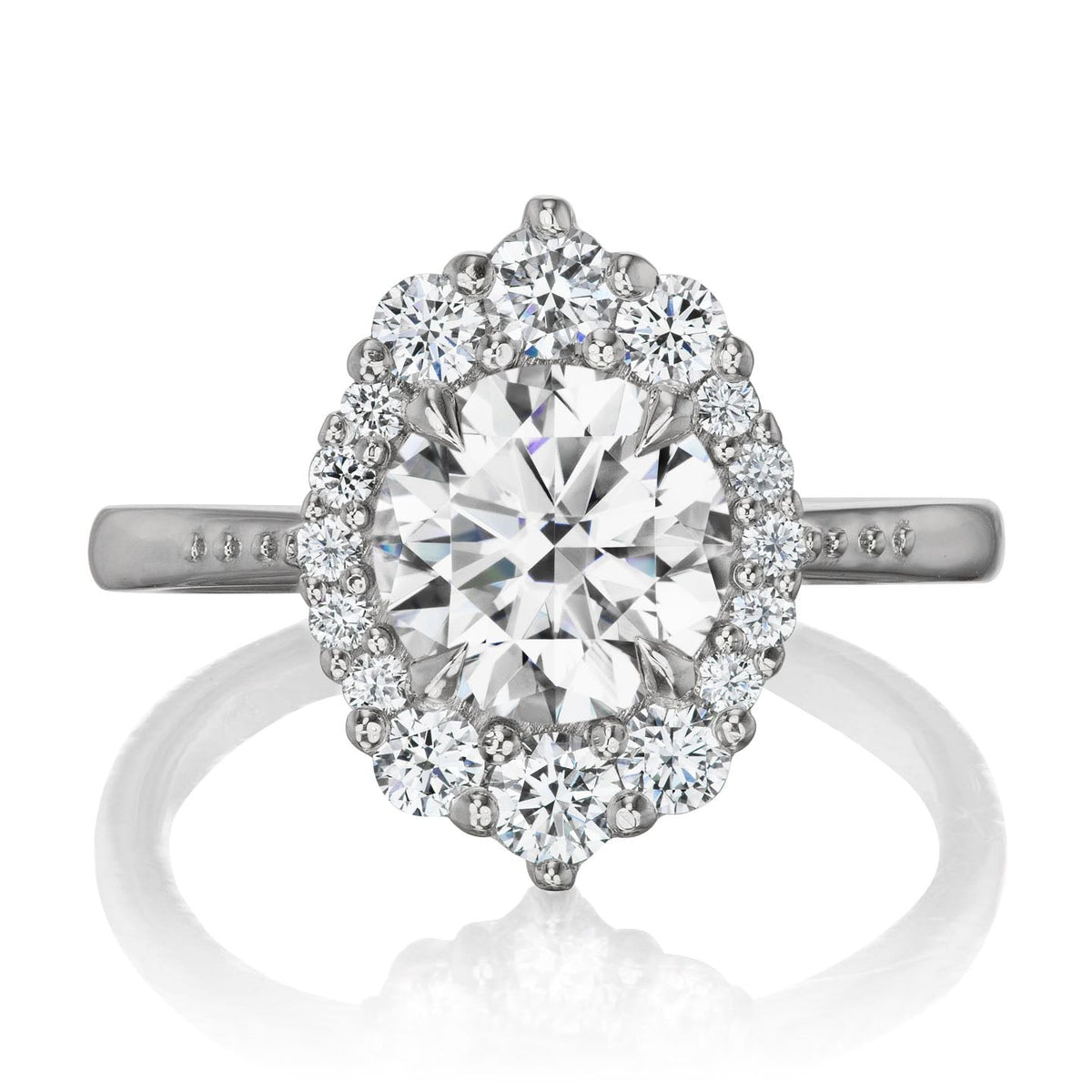 ・EMERSON・Moissanite Center, Diamond Halo (2.55ctw+)
