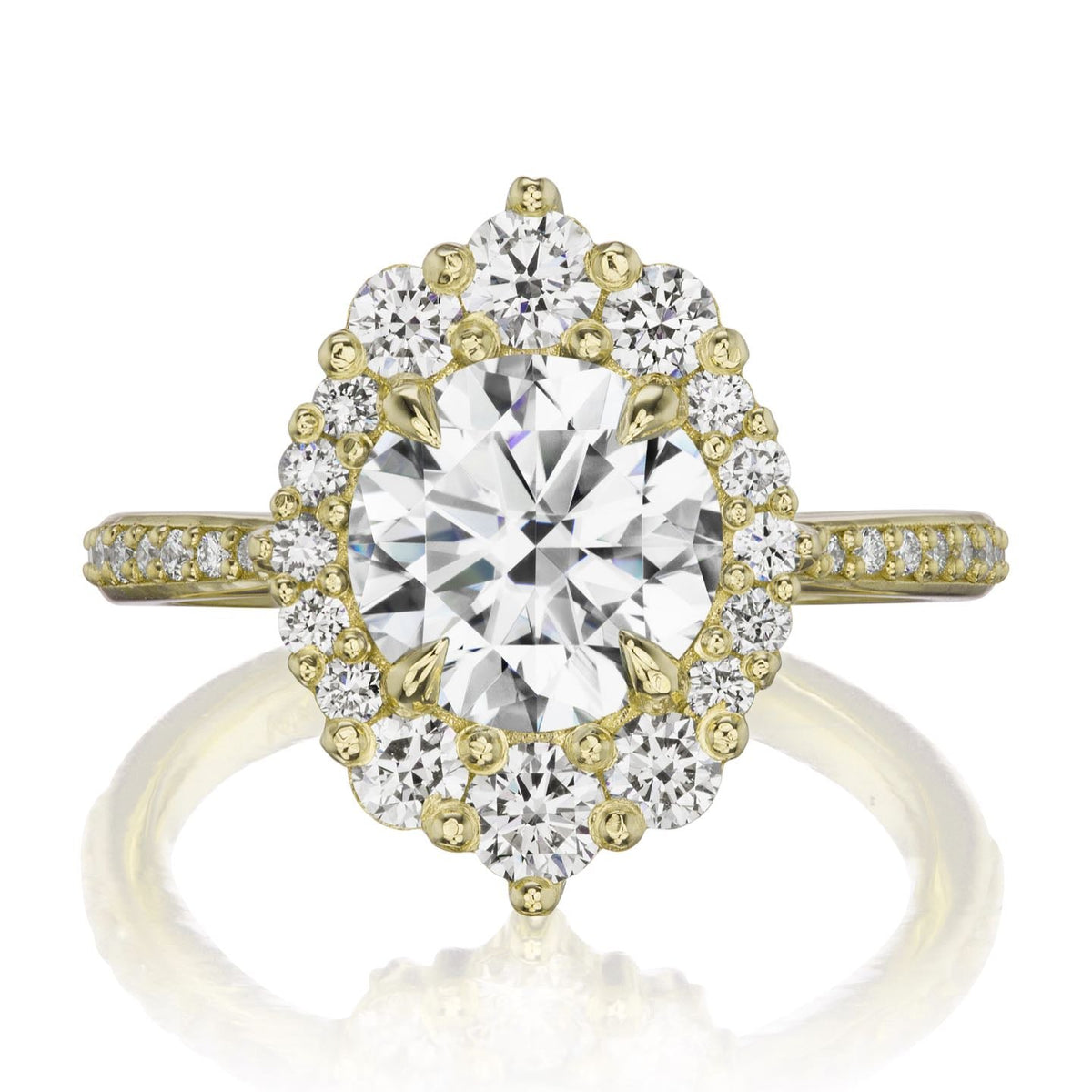 ・EMERSON・Moissanite Center, Diamond Halo (2.55ctw+)