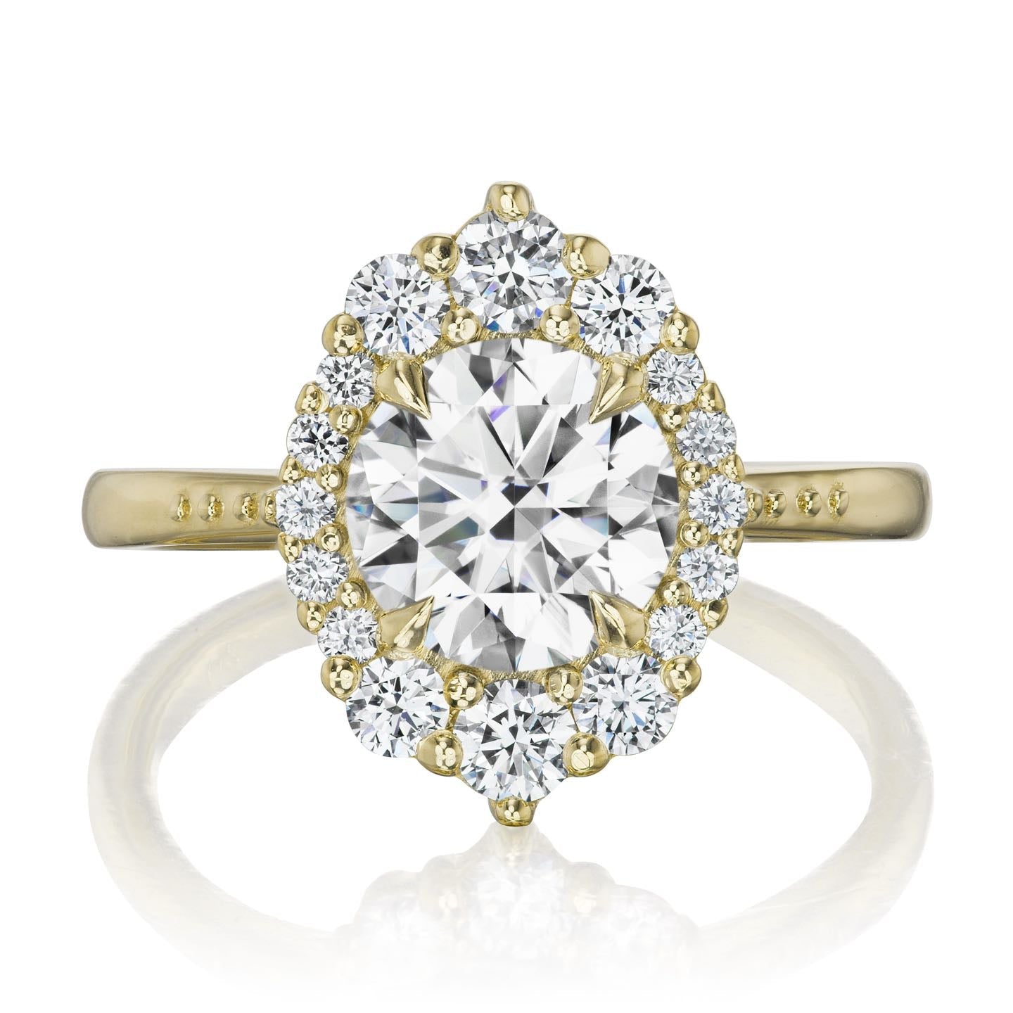 ・EMERSON・Moissanite Center, Diamond Halo (2.55ctw+)