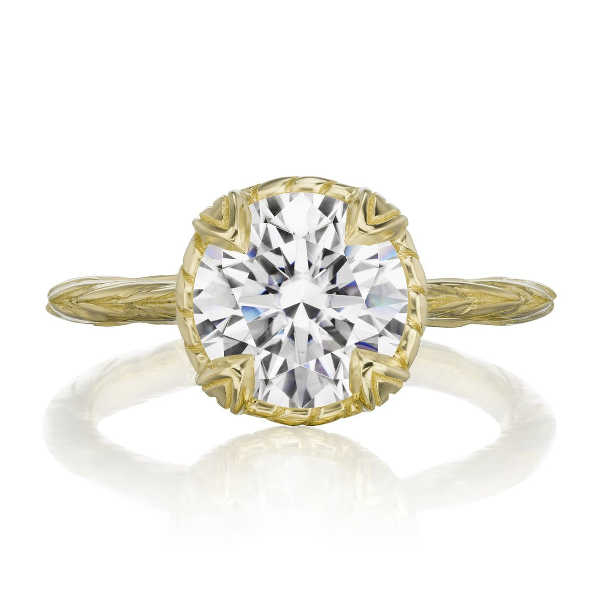 ・SIENNA・Lab-Grown Diamond, Willow Leaf Band (2ct)