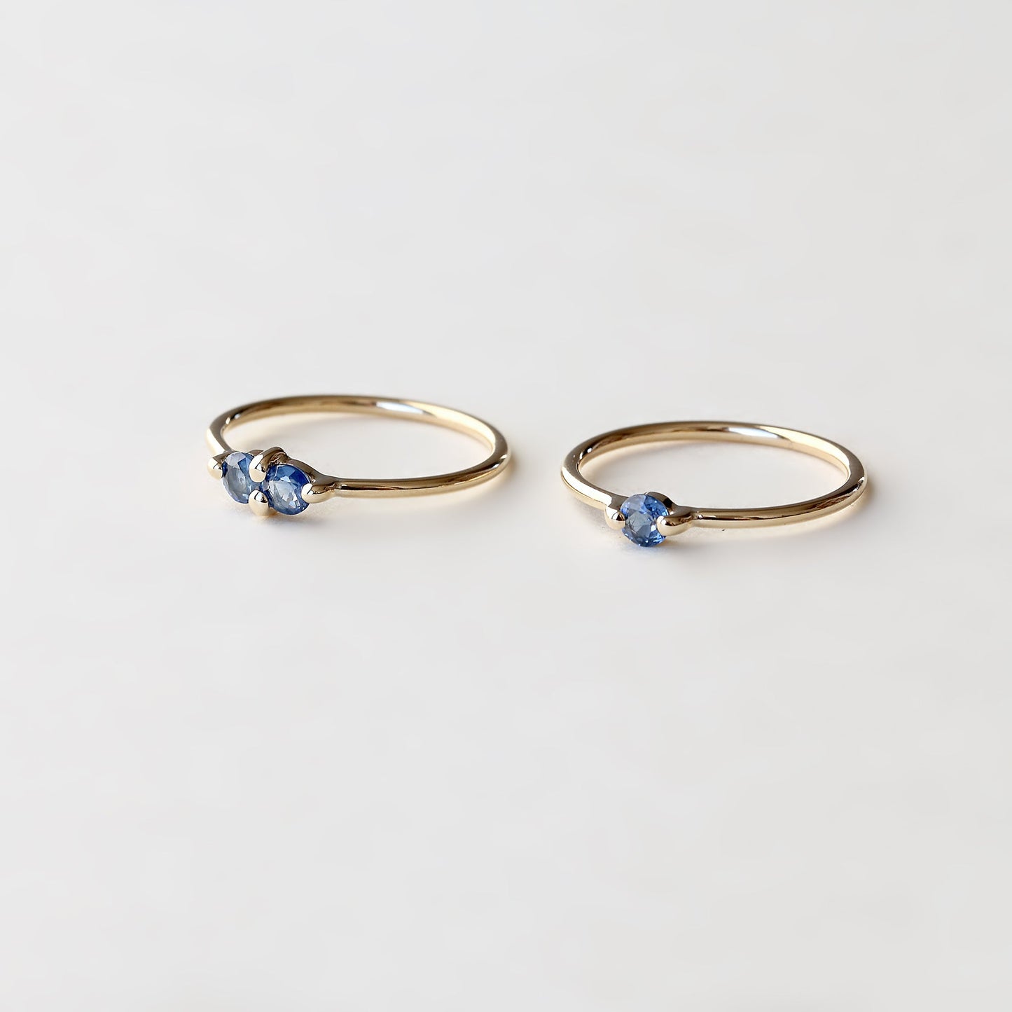 PAIRED SAPPHIRE RING