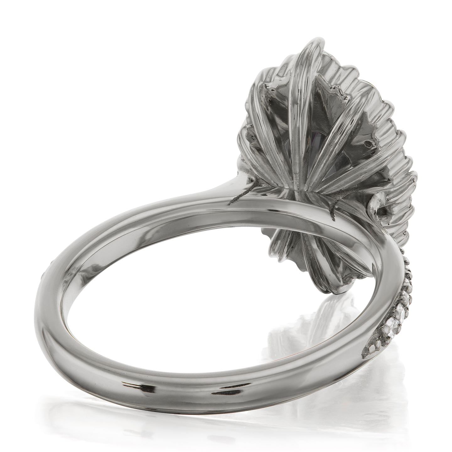 ・SOFIA・Build Your Own: Oval Salt + Pepper Diamond Halo (1.34ctw - 2.1ctw+)