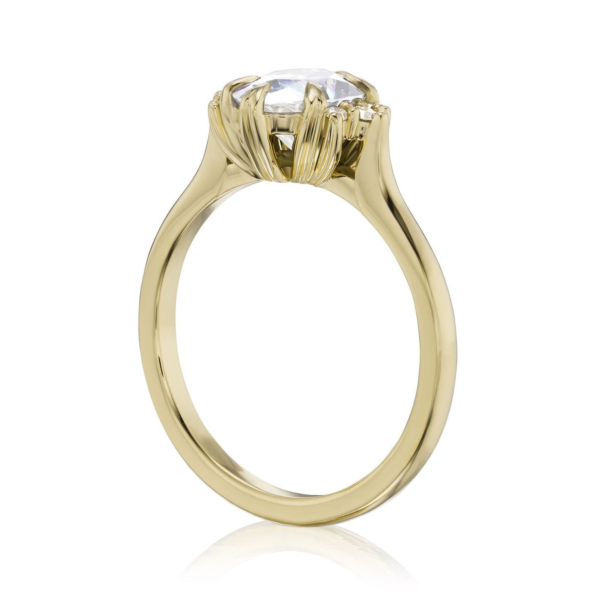 ・DEMI・Oval Lab-Grown Diamond Center Diamond Accents (1.05ct+ Center)
